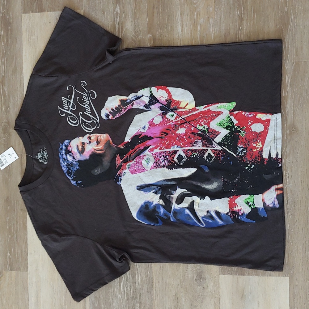 NWT Juan Gabriel Graphic T-Shirt Black Size 2XL